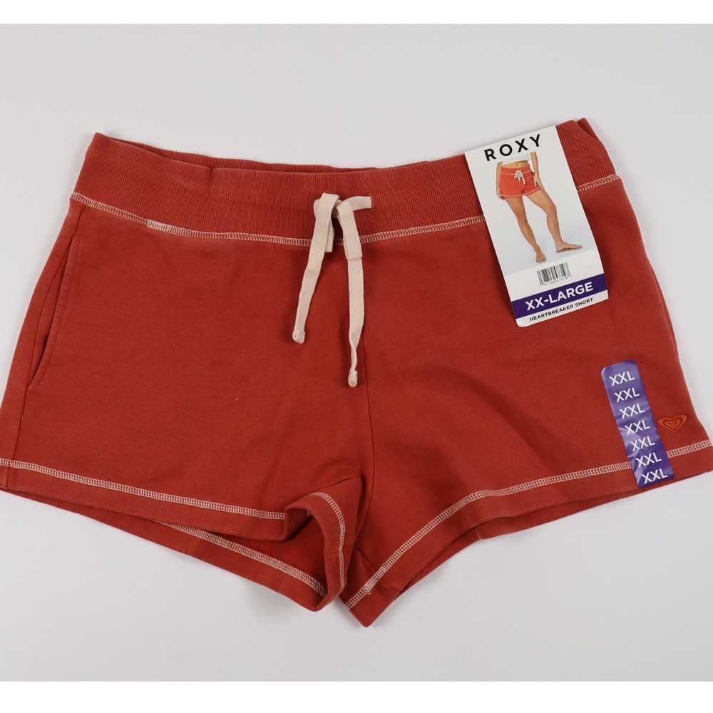 Roxy Heartbreaker Short Burnt Orange Knit XXL NWT